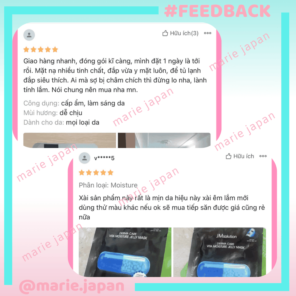 [MIẾNG LẺ] Mặt Nạ JM Solution Derma Care Jelly Mask