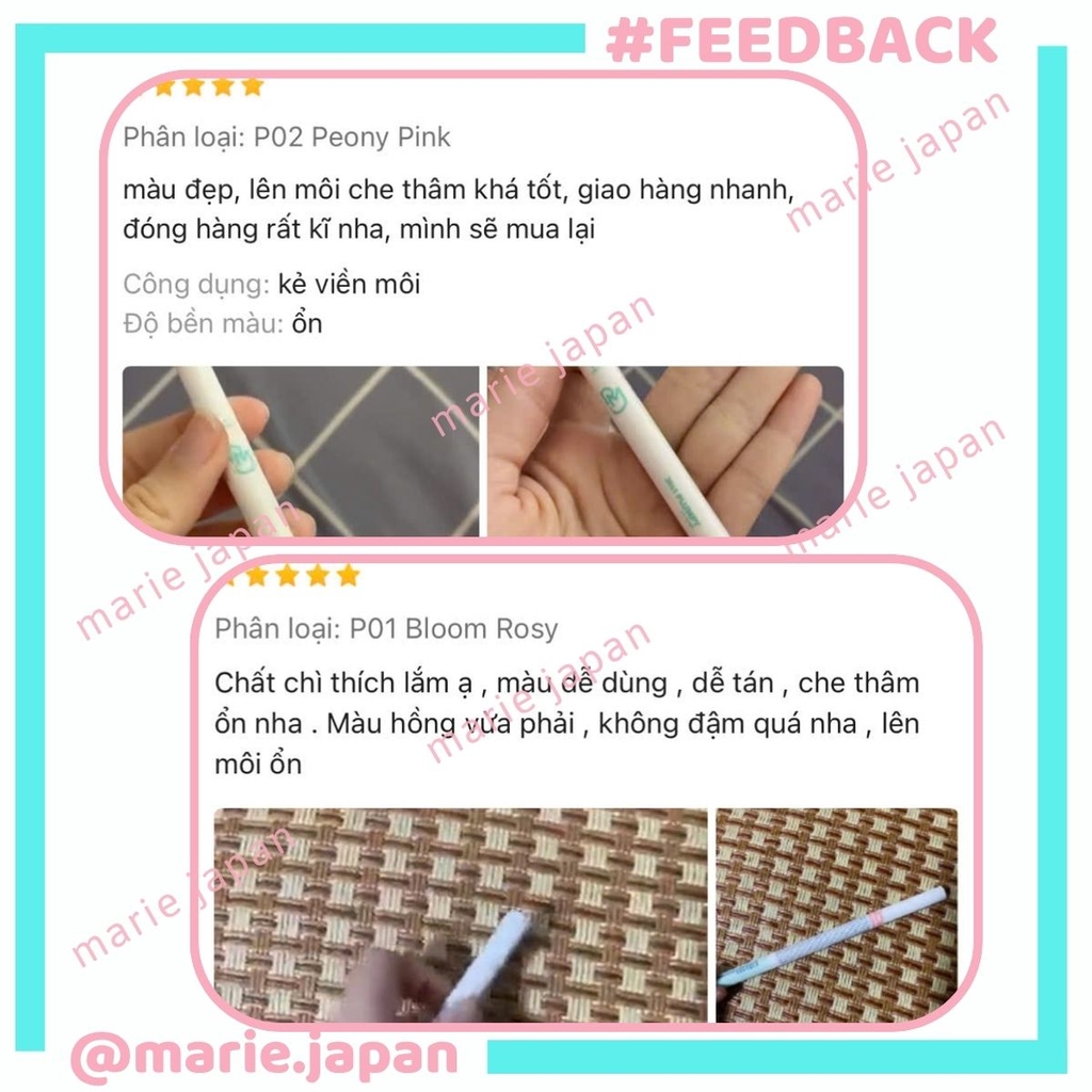Chì Kẻ Viền Môi Dearmay 2in1 Chuẩn Sắc Tạo Hiệu Ứng Môi Căng Mọng Tự Nhiên Plumpy Lip Liner Hàn Quốc