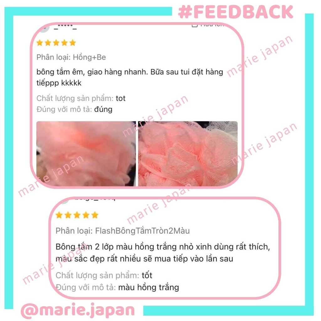 🛁 Bông Tắm Lưới Tròn 2 Màu Siêu Tạo Bọt Mềm Mại Nhẹ Nhàng Cho Da