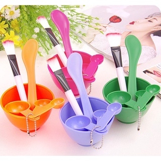 Bộ Chén Cọ Khuấy Trộn Đắp Mặt Nạ Bột - 6 Món