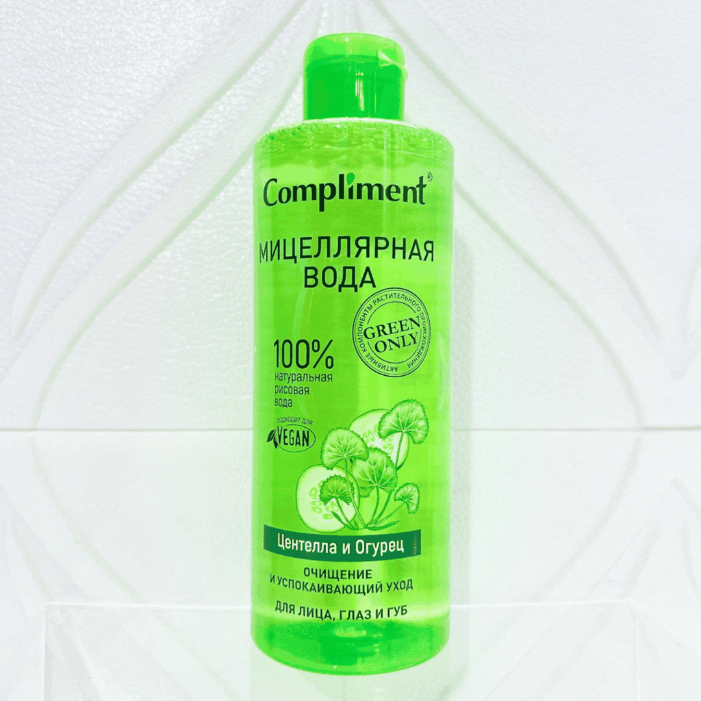 Nước Tẩy Trang Compliment Micellar Water - XANH LÁ THUẦN CHAY -Chai 400ml