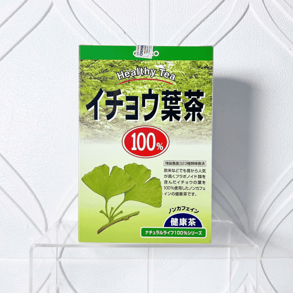 Trà Lá Bạch Quả Ginkgo Biloba Orihiro Hộp 26 gói