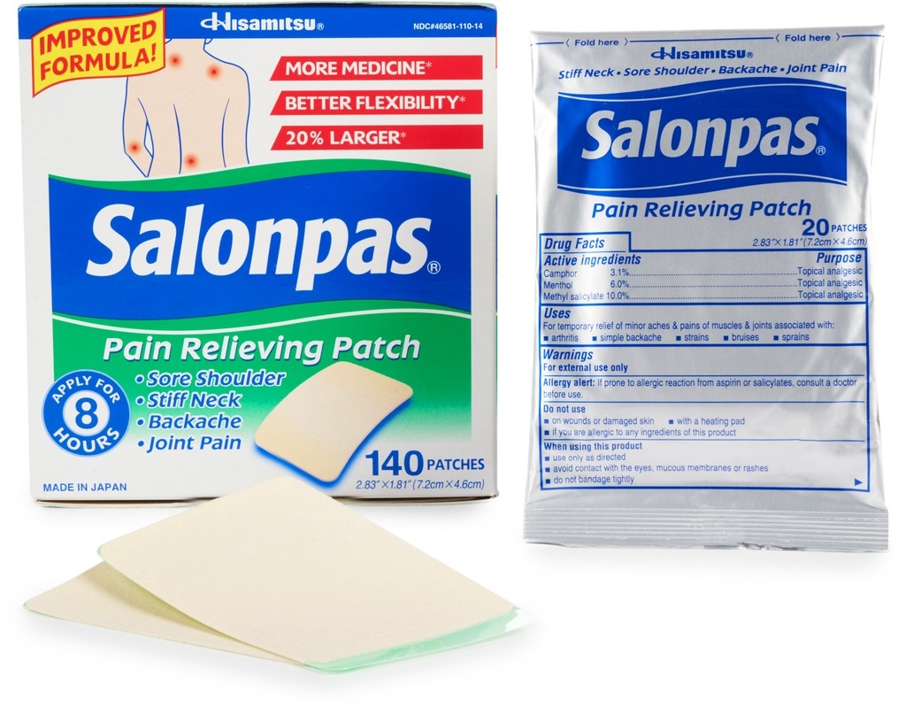 Miếng Dán Salonpas Giảm Đau Nhức Nhật Bản - 140 Miếng
