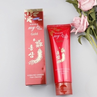 SRM My Gold Korea Red Ginseng Foam Cleansing Tuýp 130ml