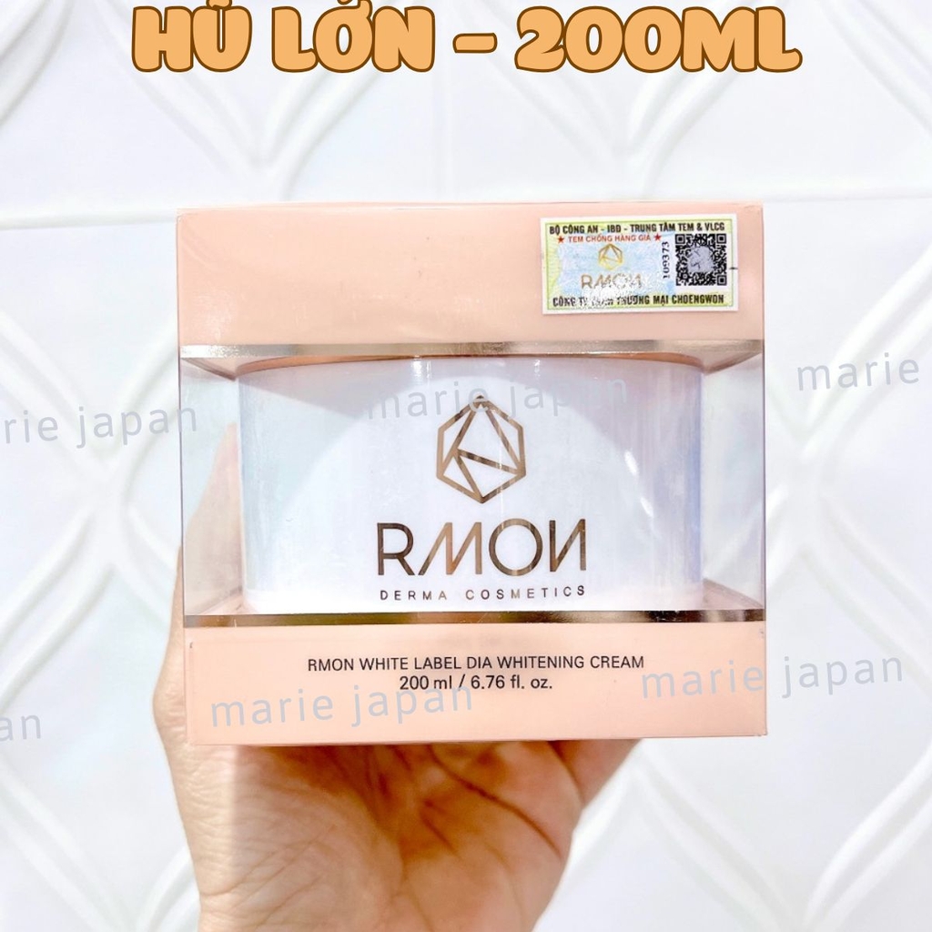 Kem Body RMON White Label Dia Whitening Cream Hũ 200ml