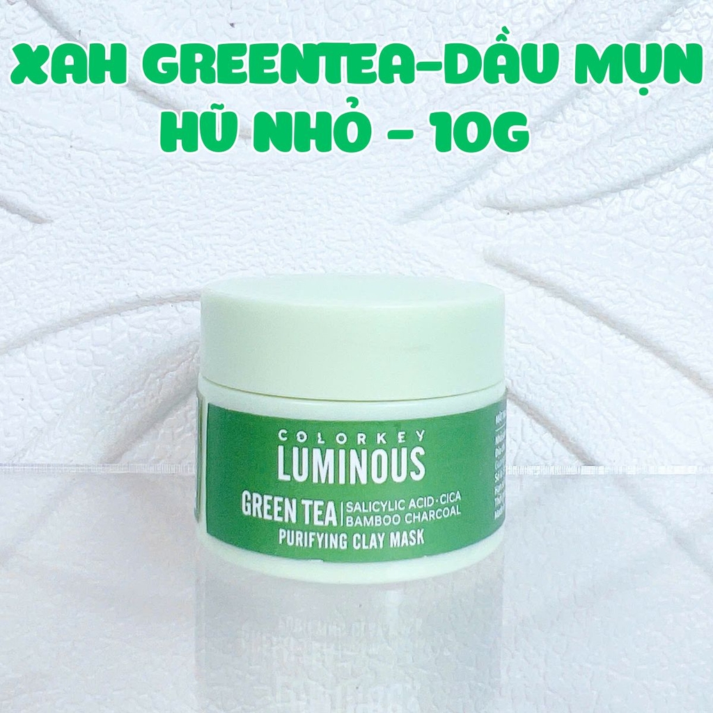 Mặt Nạ Bùn Colorkey Luminous Sạch Sâu Giảm Bã Nhờn Dưỡng Da  Sáng Mịn Purifying Clay Mask