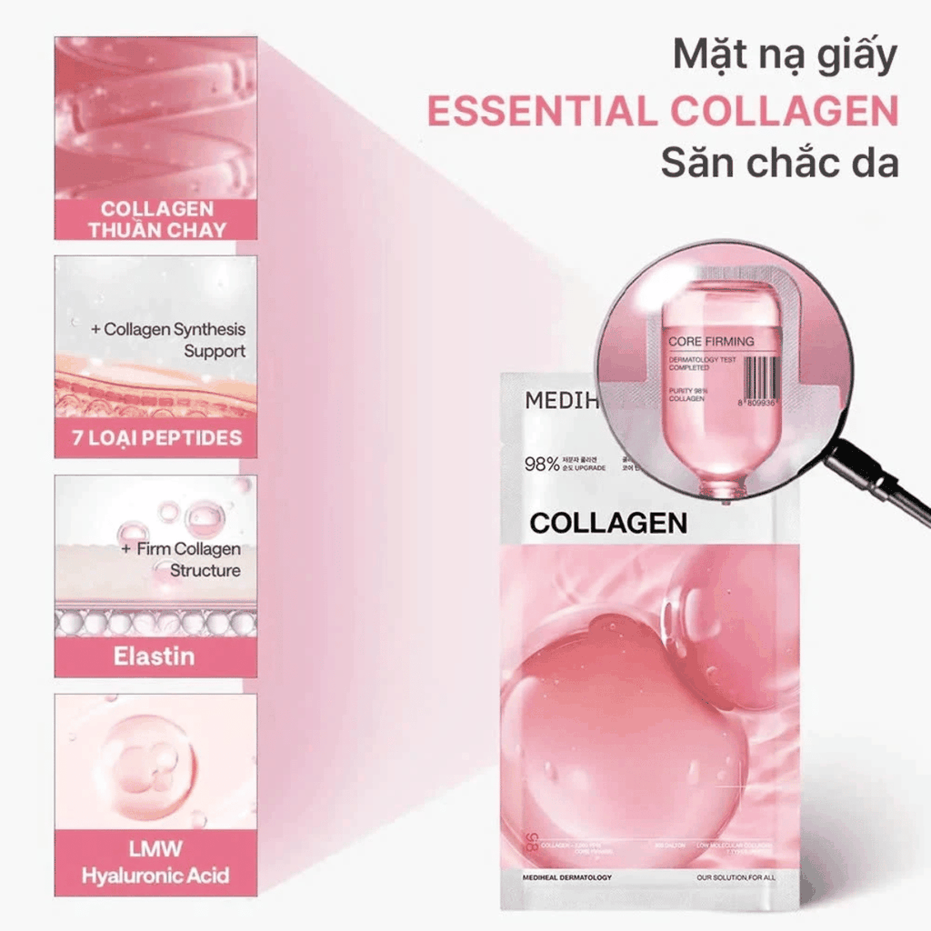 Mặt Nạ Cao Cấp Dưỡng Da Mediheal Mask Ex - Miếng lẻ