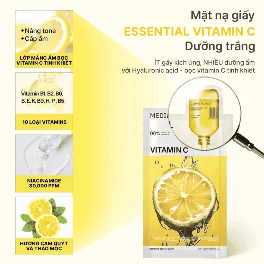 Mặt Nạ Cao Cấp Dưỡng Da Mediheal Mask Ex - Miếng lẻ