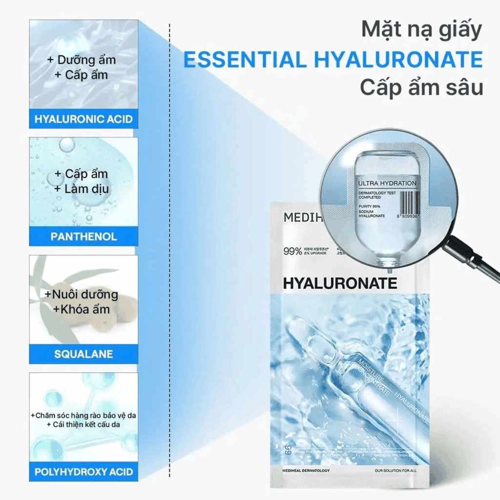 Mặt Nạ Cao Cấp Dưỡng Da Mediheal Mask Ex - Miếng lẻ