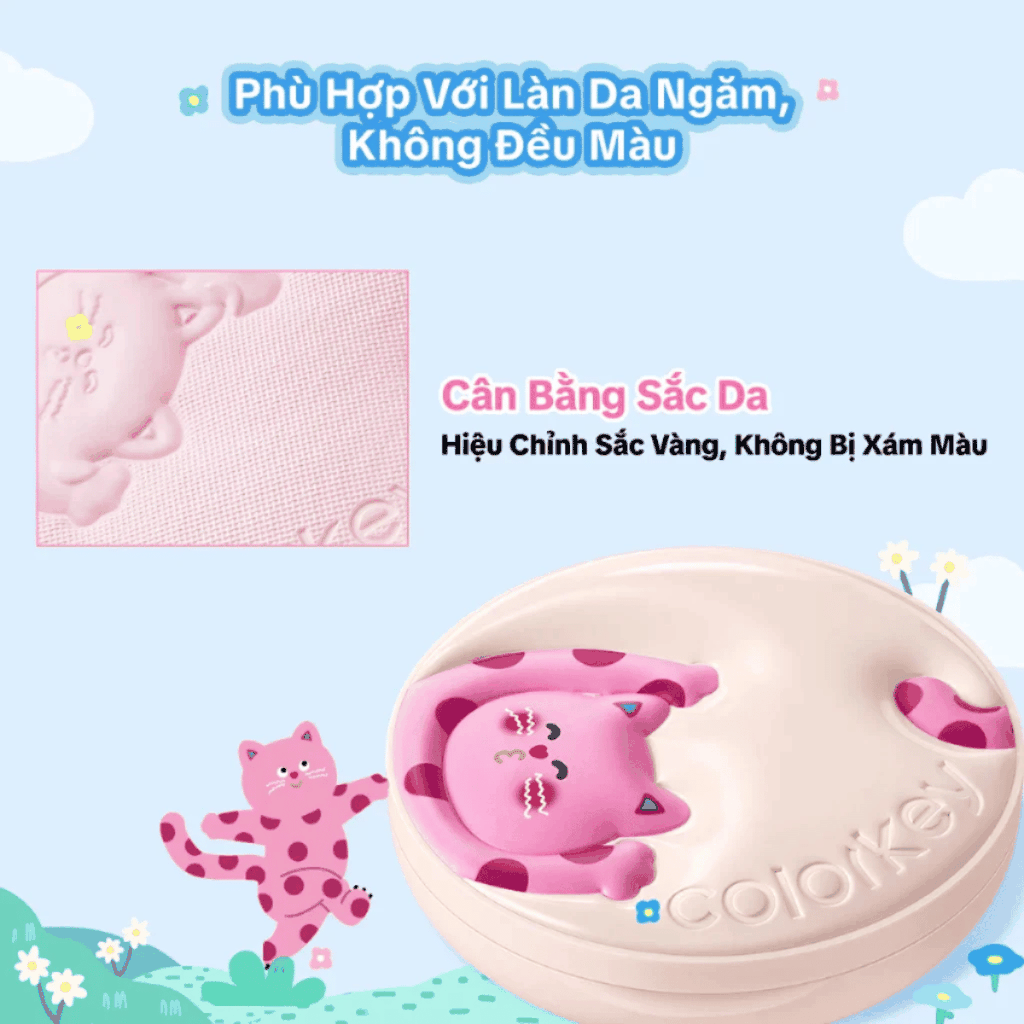Phấn Phủ Lụa Mịn Lì Colorkey Blurring Silky Setting Powder Soft Lavender 7g
