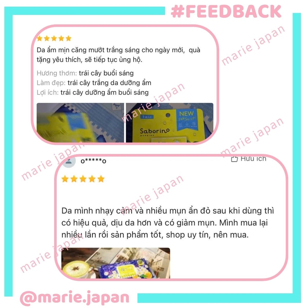 Mặt Nạ Dưỡng Ẩm Hương Trái Cây Saborino Facial Sheet Mask Căng Bóng Mịn Màng Nhật Bản 7 Miếng