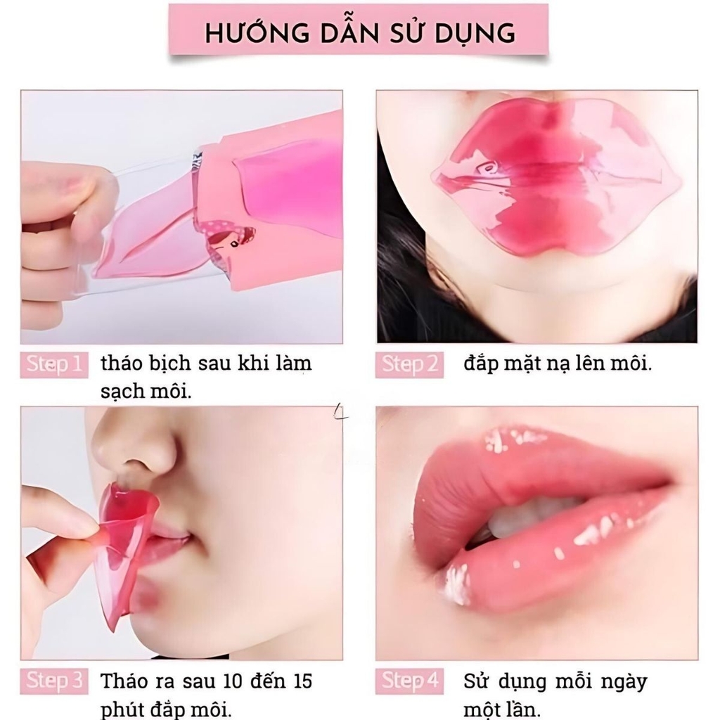 Mặt Nạ Môi Bioaqua Dưỡng Hồng Mềm Môi