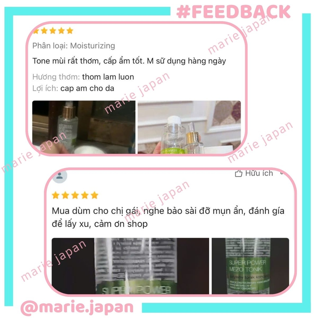 Toner Bielenda Super Power Mezo Skin Clinic Correcting Cấp Ẩm Sáng Da  Giảm Thâm Ba Lan 200ml