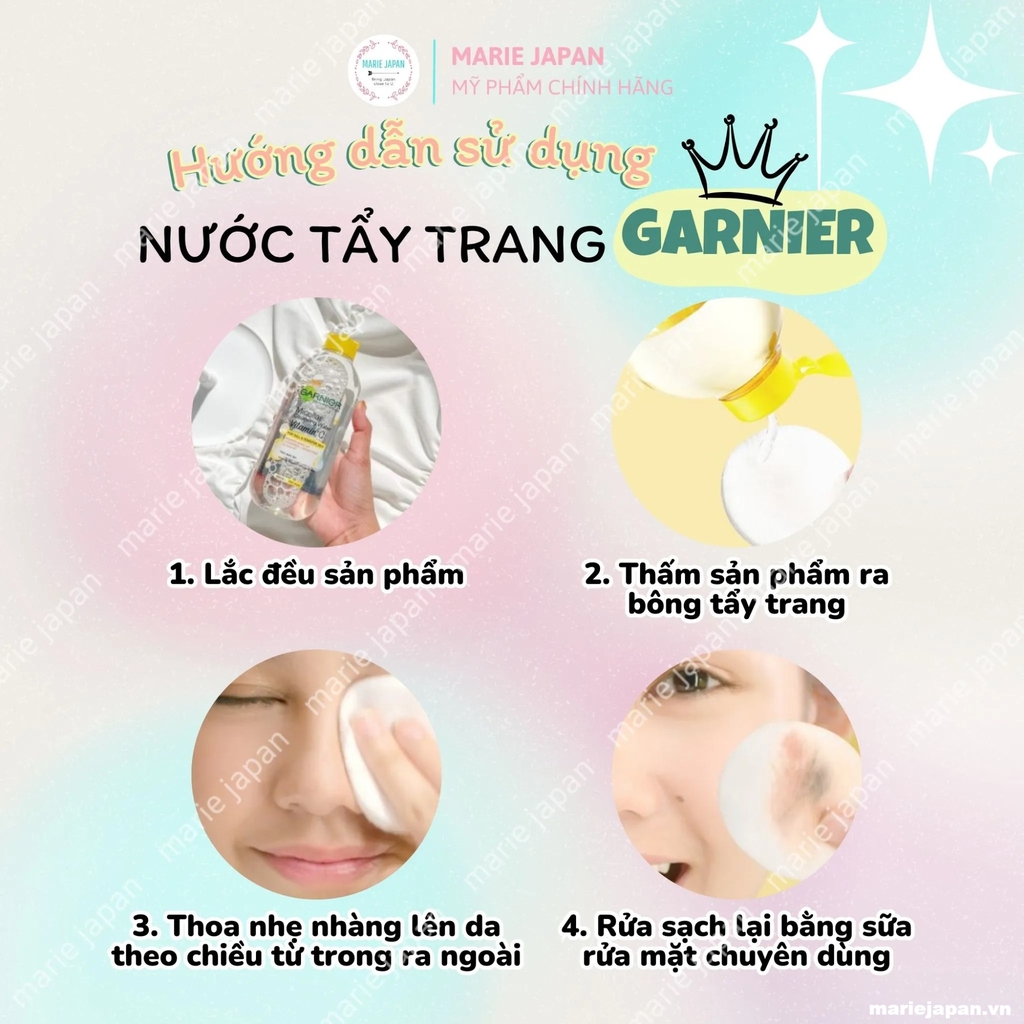 Nước Tẩy Trang Garnier Micellar Cleansing Water