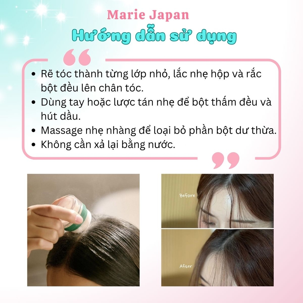 Dầu Gội Khô Aromatica Rosemary Dry Shampoo Hút Nhờn Làm Sạch Tóc Thơm Mát Hàn Quốc Hộp 10g