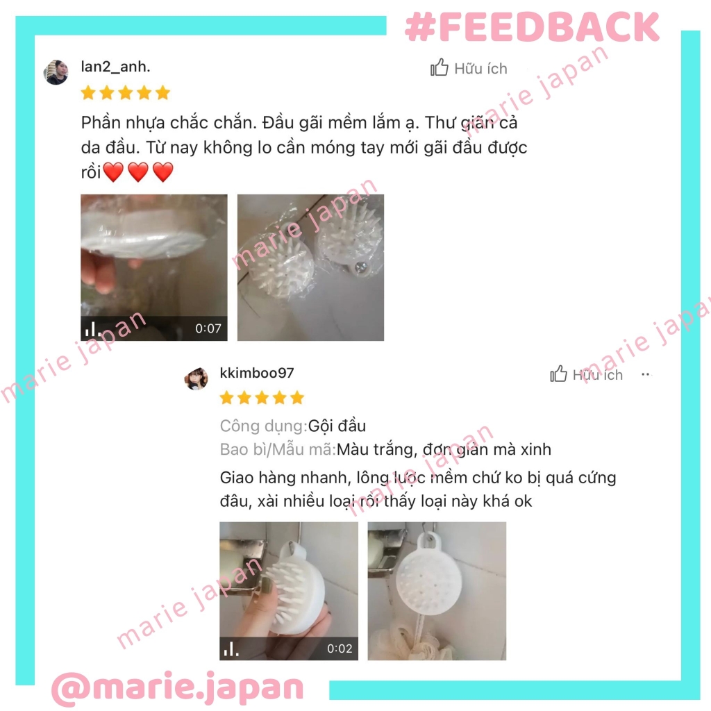 Lược Gội Đầu Massage Da Đầu Silicon Giảm Bết Giảm Rụng Kích Mọc Tóc Hiệu Quả