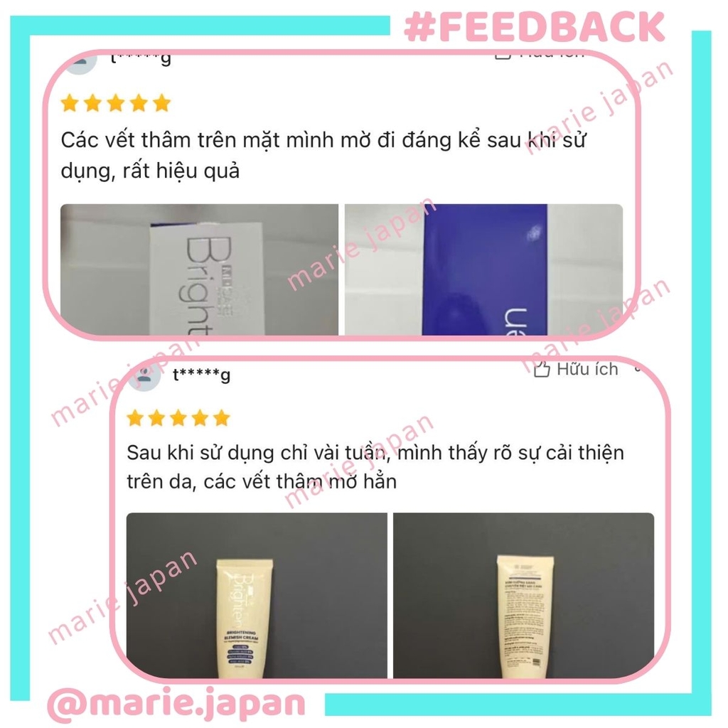 Kem Dưỡng MD CARE Brightening Blemish Cream Dưỡng Sáng Đều Màu Da Cấp Ẩm Chuyên Sâu 50ml