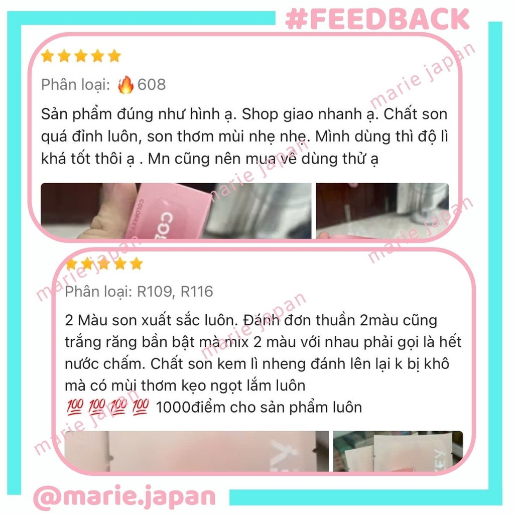 Son Kem Bùn Colorkey Mềm Mịn Lâu Trôi Tự Nhiên Mousse Matte Lip Mud 2g