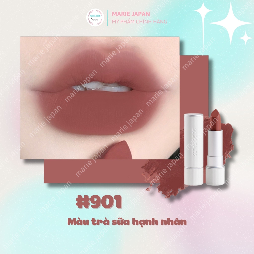 Son Thỏi GoGo Tales Autume And Winter Retro Lì Lâu Trôi Mềm Mịn Môi Nội Địa Trung