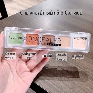 Bảng Triệt Sắc Catrice 5 Ô Che Khuyết Điểm Đa Năng AllRound