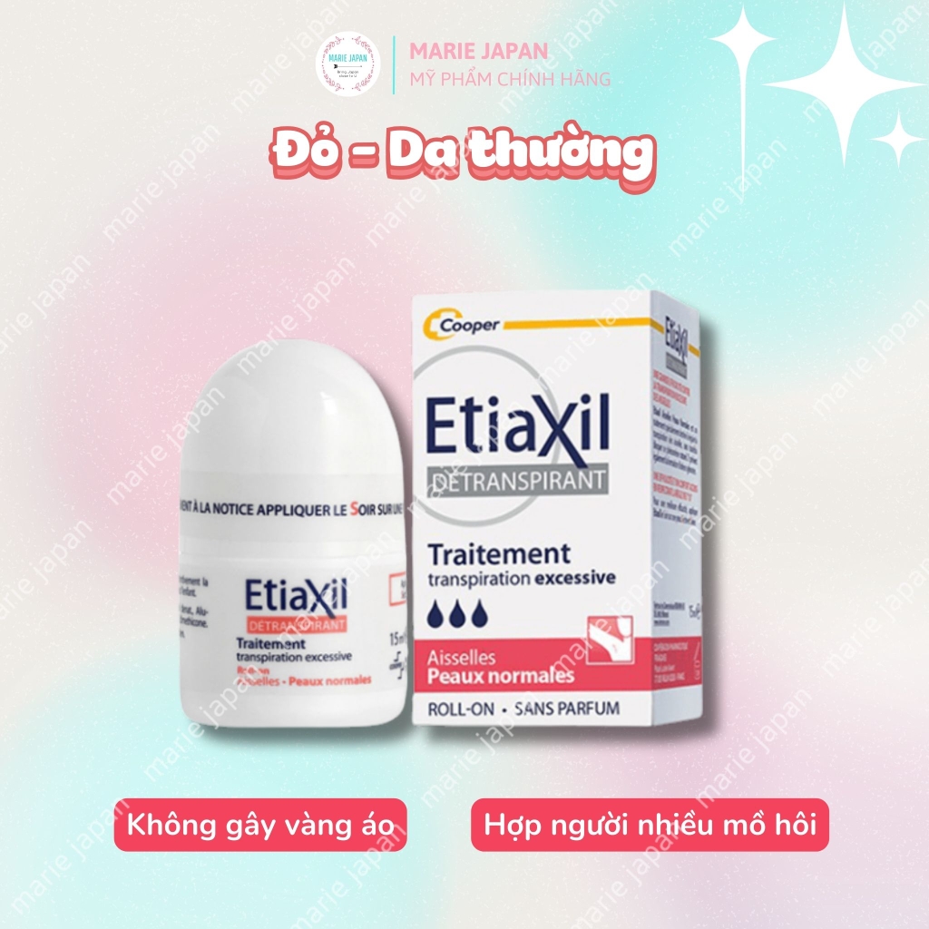Lăn Etiaxil Giảm Mồ Hôi Ngăn Mùi Hiệu Quả Chính Hãng 15ml