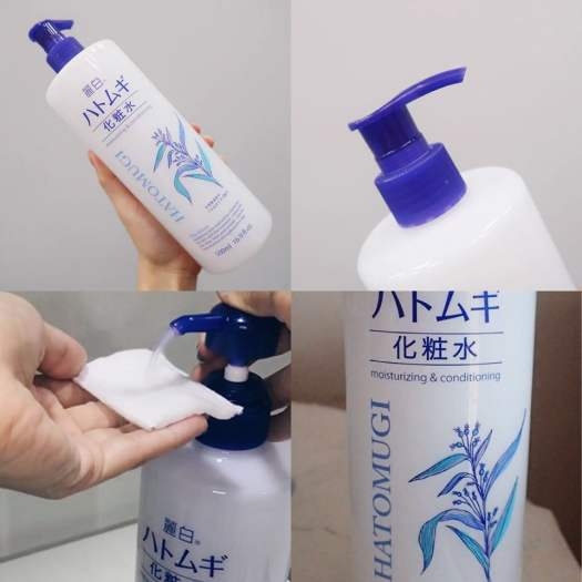 Toner Hatomugi Reihaku The Lotion - TRẮNG DA THƯỜNG Chai 1000ml