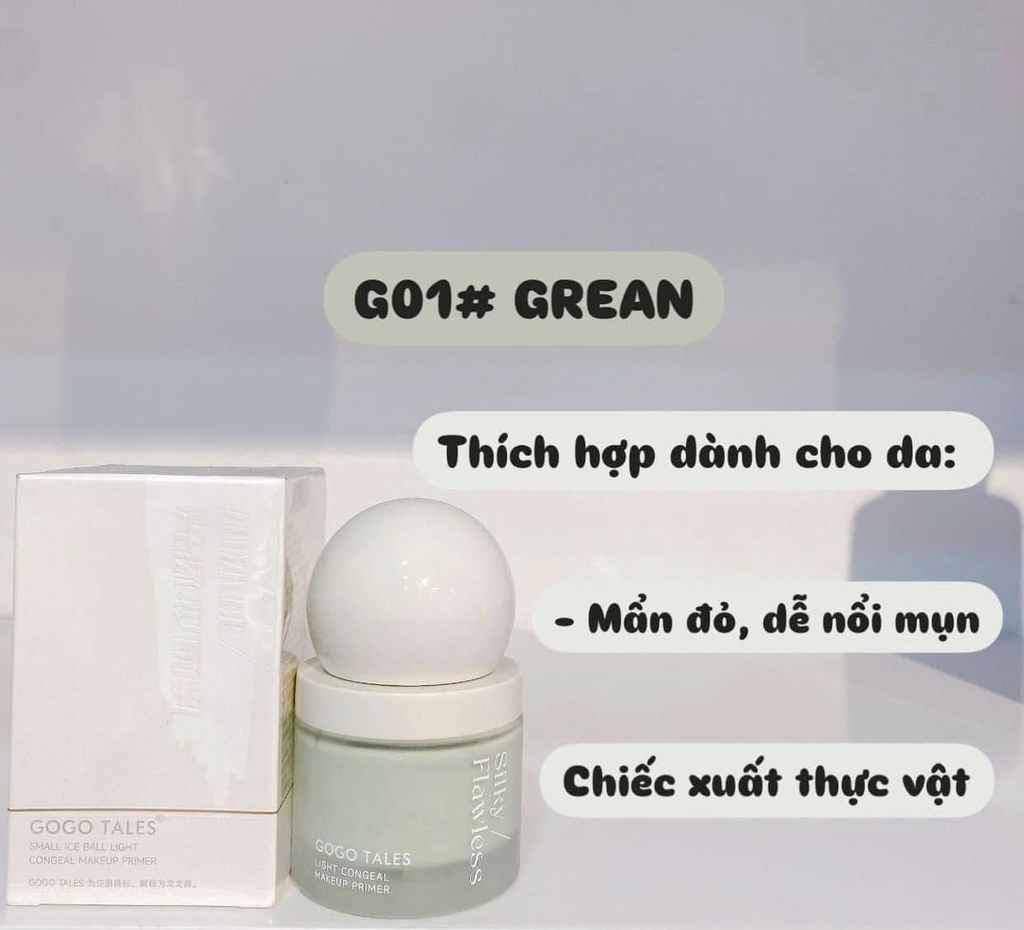 Kem Lót Gogo Tales Triệt Sắc Che Khuyết Điểm Silky Flawless 35g