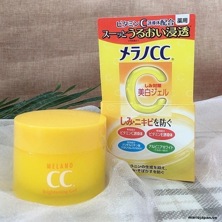 Kem Dưỡng CC Melano Brightening Gel Nhật Bản Hũ 100g