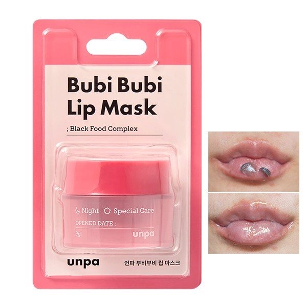 Mặt Nạ Môi Unpa Bubi Bubi Dưỡng Ẩm Làm Hồng Môi Lip Mask Hủ 9g
