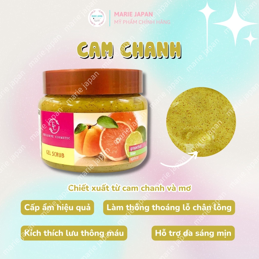 Tẩy TBC Exclusive Cosmetics Body Nga - QUẾ HỒI Hộp 380g