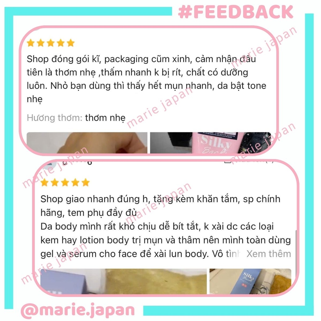Gel Mụn Lưng Silky Back Whitening & Acne Care Giảm Dầu Mụn Dưỡng Sáng Mờ Thâm Da Nhật Bản  Tuýp 100g