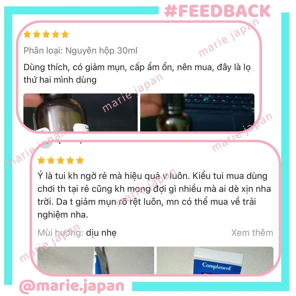 Combo 2 Món 1 Gel Chấm Mụn Compliment Đỏ SOS 25ml + 1 Serum Compliment Vàng- AHA TEATREE  27ml Giảm Mụn Mờ Thâm Nga
