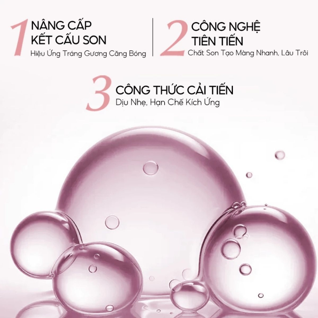 Son Gương Bóng Colorkey Môi Đầy Đặn Căng Bóng Quyến Rũ  Airy Lip Mirror Series 2.5g