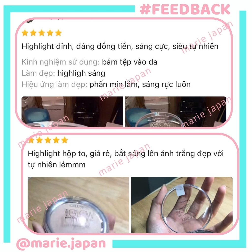 Phấn Bắt Sáng Catrice Lâu Trôi Mịn Lì Tự Nhiên More Than Glow Highlighter 5,9g