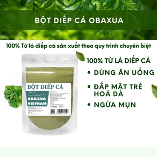 Bột Diếp Cá Obaxua Giảm Mụn Se Khít Lỗ Chân Lông Gói 75gr