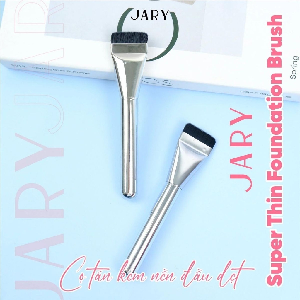 Cọ Tán Nền Dạng Lỏng Jary Super Thin Foundation Brush Đầu Dẹt Giúp Lớp Nền Đều Mỏng Nhẹ