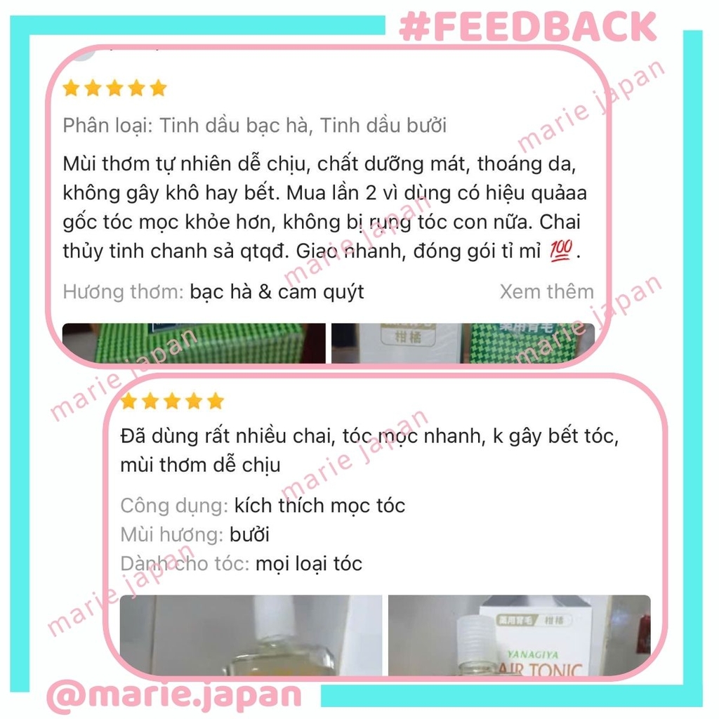 Tinh Dầu Dưỡng Tóc Yanagiya Hair Tonic Giảm Gãy Rụng Kích Thích Mọc Tóc Chắc Khỏe Mềm Mượt Nhật Bản Chai 240ml