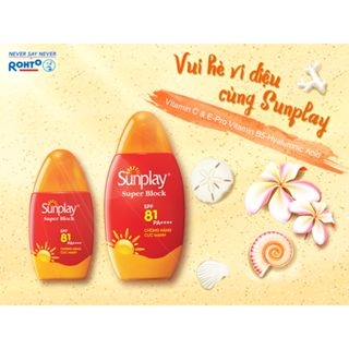 Sữa Chống Nắng Sunplay Super Block SPF81 - ĐỎ SPF 81 CHAI MINI 30g