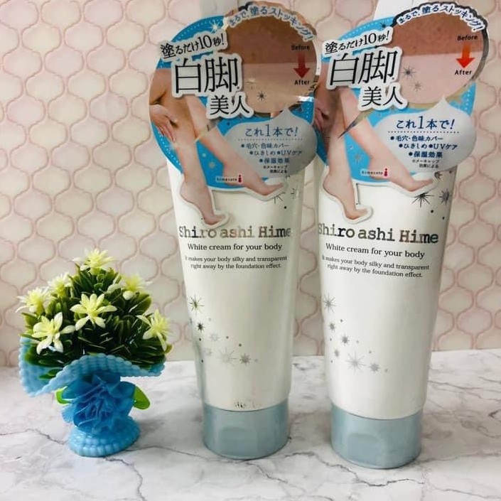 Kem Siêu Dưỡng Trắng Mềm Mịn Da Shiro Ashi Cao Cấp Nhật Bản Tuýp 100g