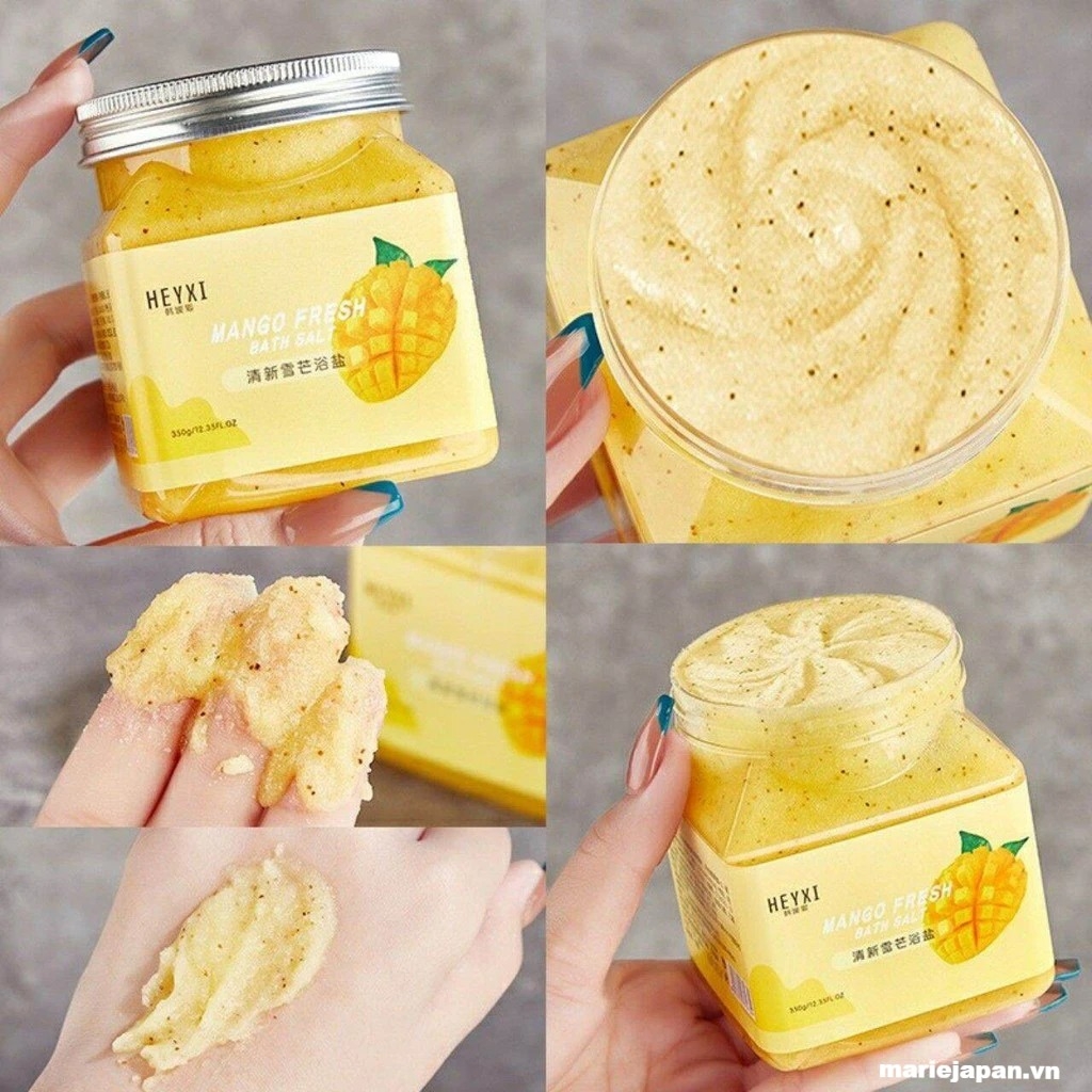 Muối Tắm Tẩy Tế Bào Chết Hương Trái Cây HEYXI Bath Salt Scrub 350g