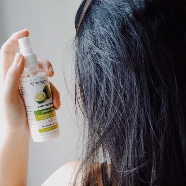 Serum Bưởi Milaganics Giảm Rụng Kích Thích Mọc Tóc - Chai 100ml