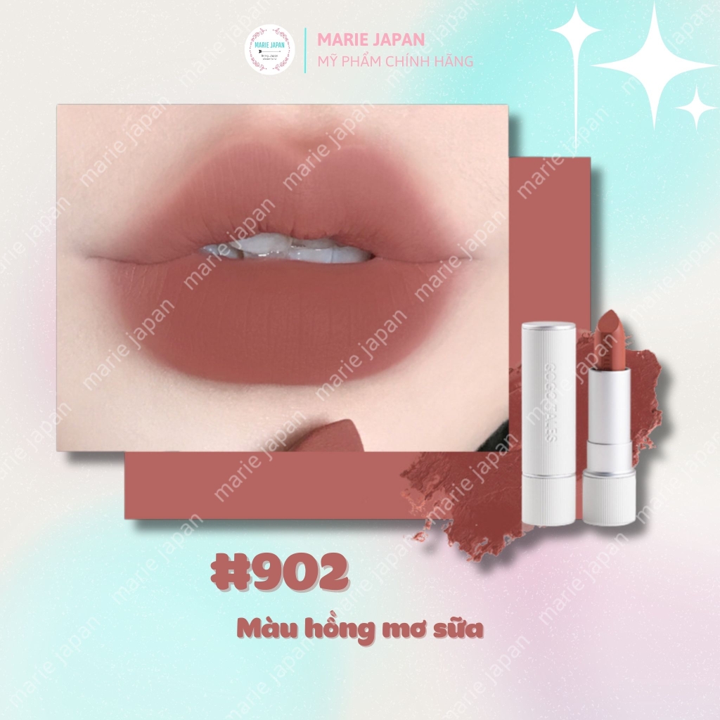Son Thỏi GoGo Tales Autume And Winter Retro Lì Lâu Trôi Mềm Mịn Môi Nội Địa Trung
