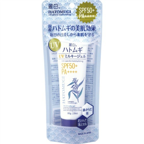 Dưỡng Thể Hatomugi The UV Milky Gel SPF50 Chai 250ml