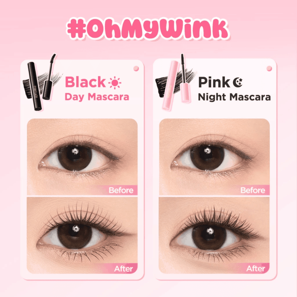 Mascara Pinkflash Oilproof Curl Mascara E08