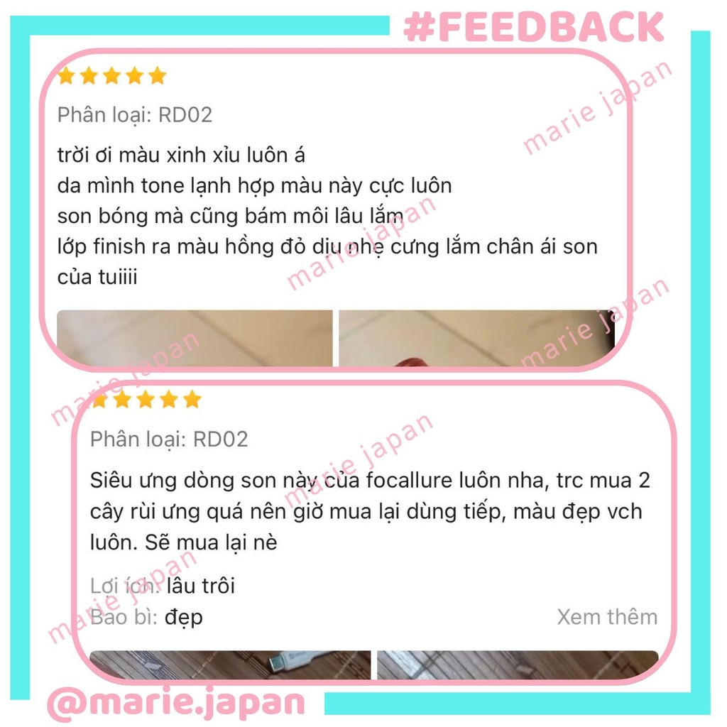 Son Tint Bóng Focallure Căng Mọng Mịn Mướt Lâu Trôi Juicy Hydrating Lip Tint 2g