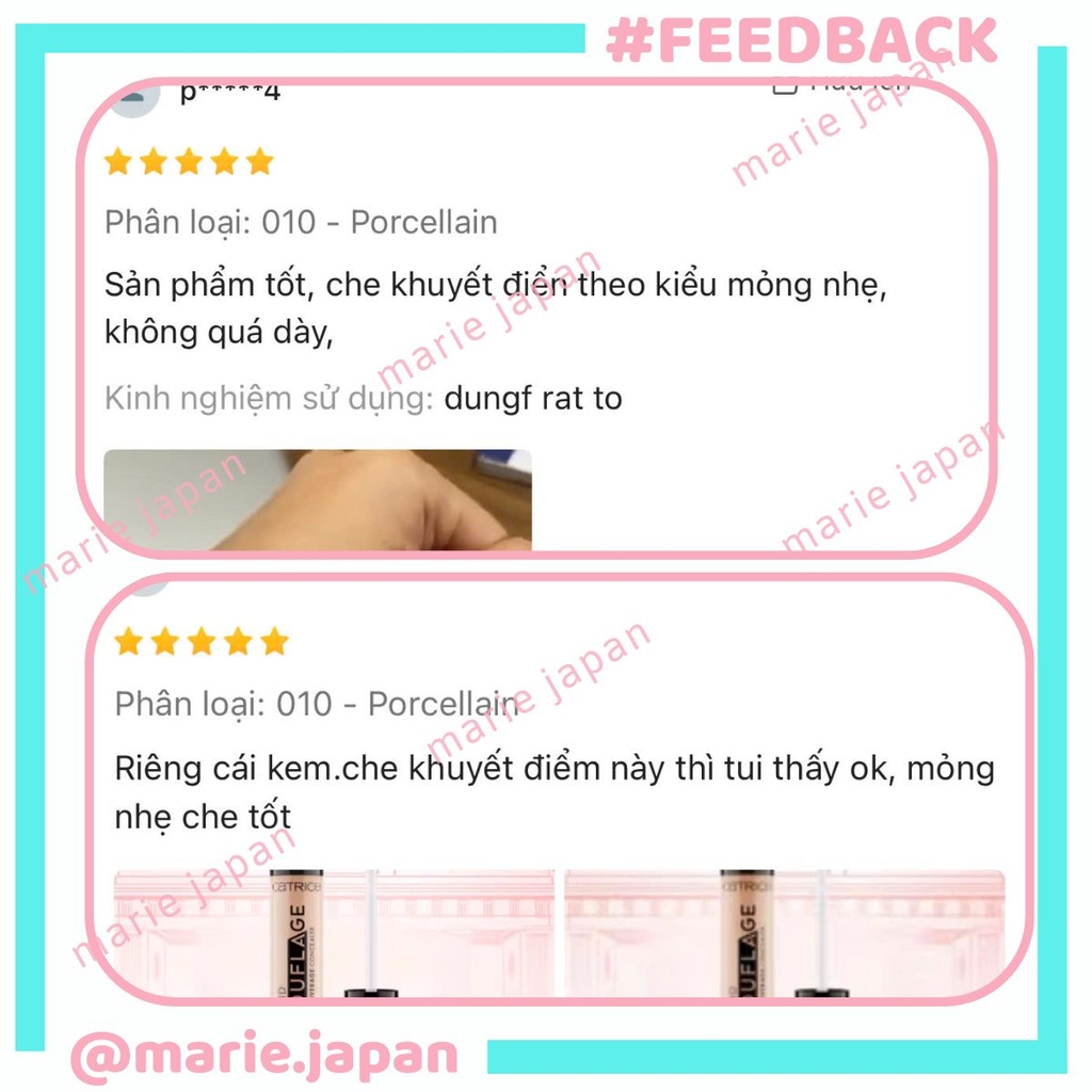 Che Khuyết Điểm Catrice Mỏng Nhẹ Bền Màu Tự Nhiên Instant Bright  Serum Concealer 5ml