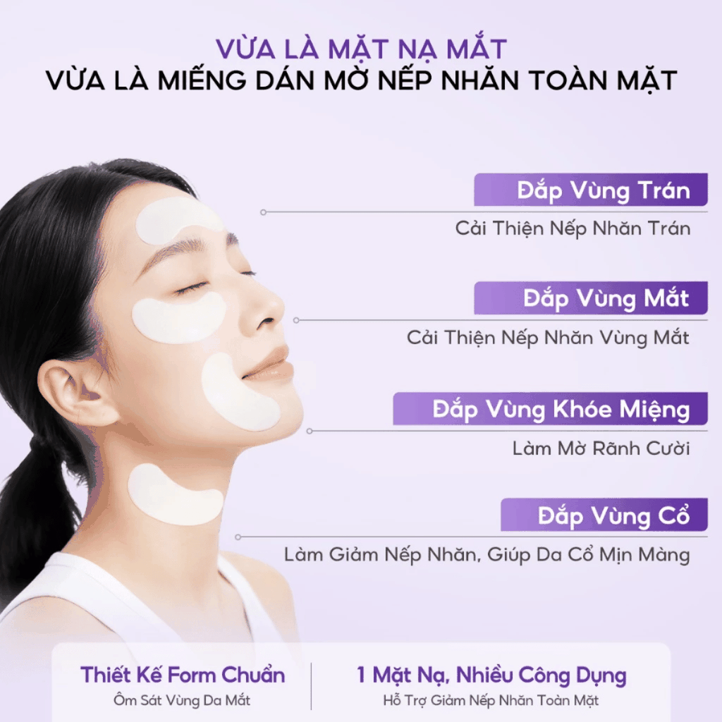 Mặt Nạ Mắt Colorkey Luminous Hỗ Trợ Làm Sáng và Nâng Cơ Vùng Da Mắt  Ginseng Brightening & Uplifting Eye Mask 1 Miếng Lẻ 6g