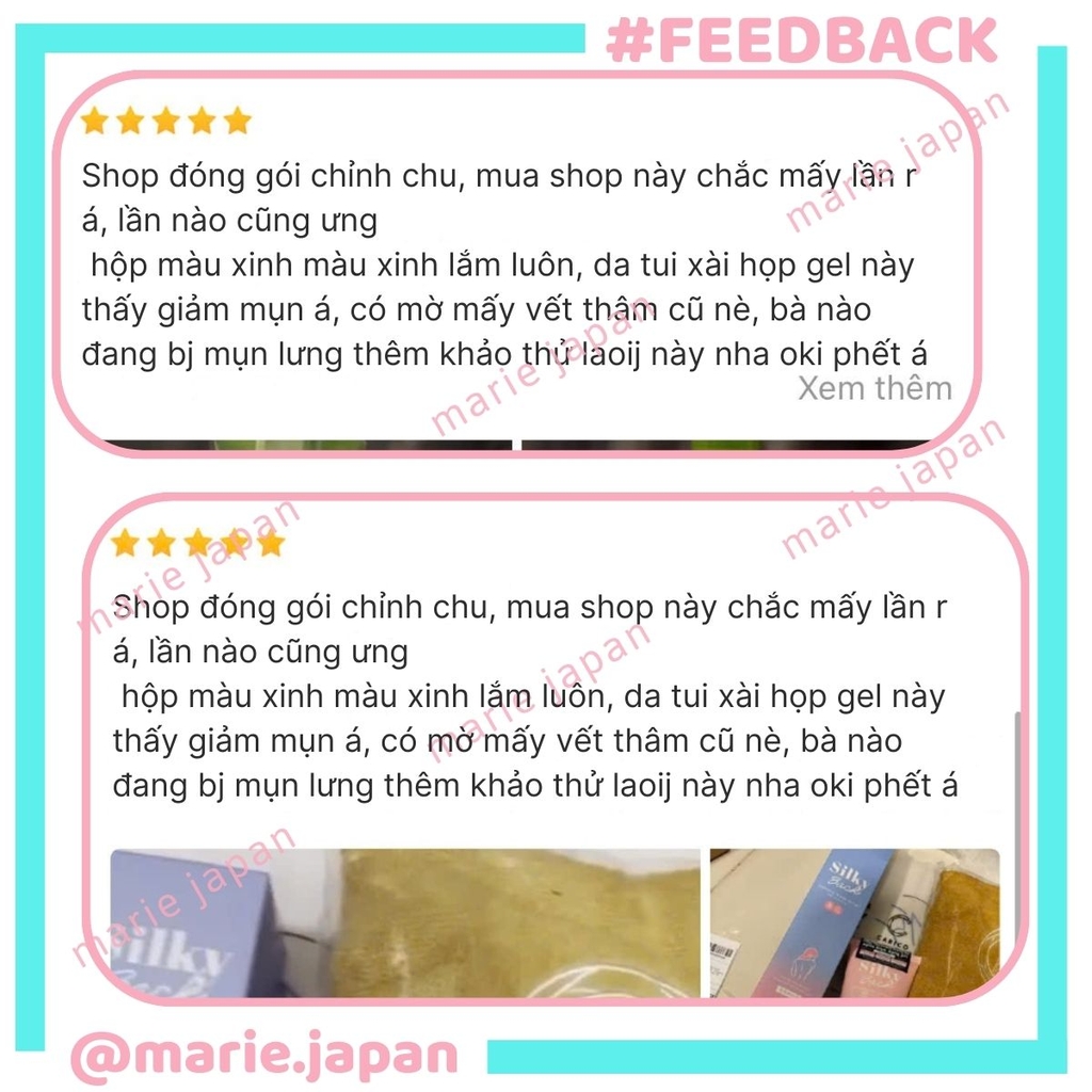 Gel Mụn Lưng Silky Back Whitening & Acne Care Giảm Dầu Mụn Dưỡng Sáng Mờ Thâm Da Nhật Bản  Tuýp 100g