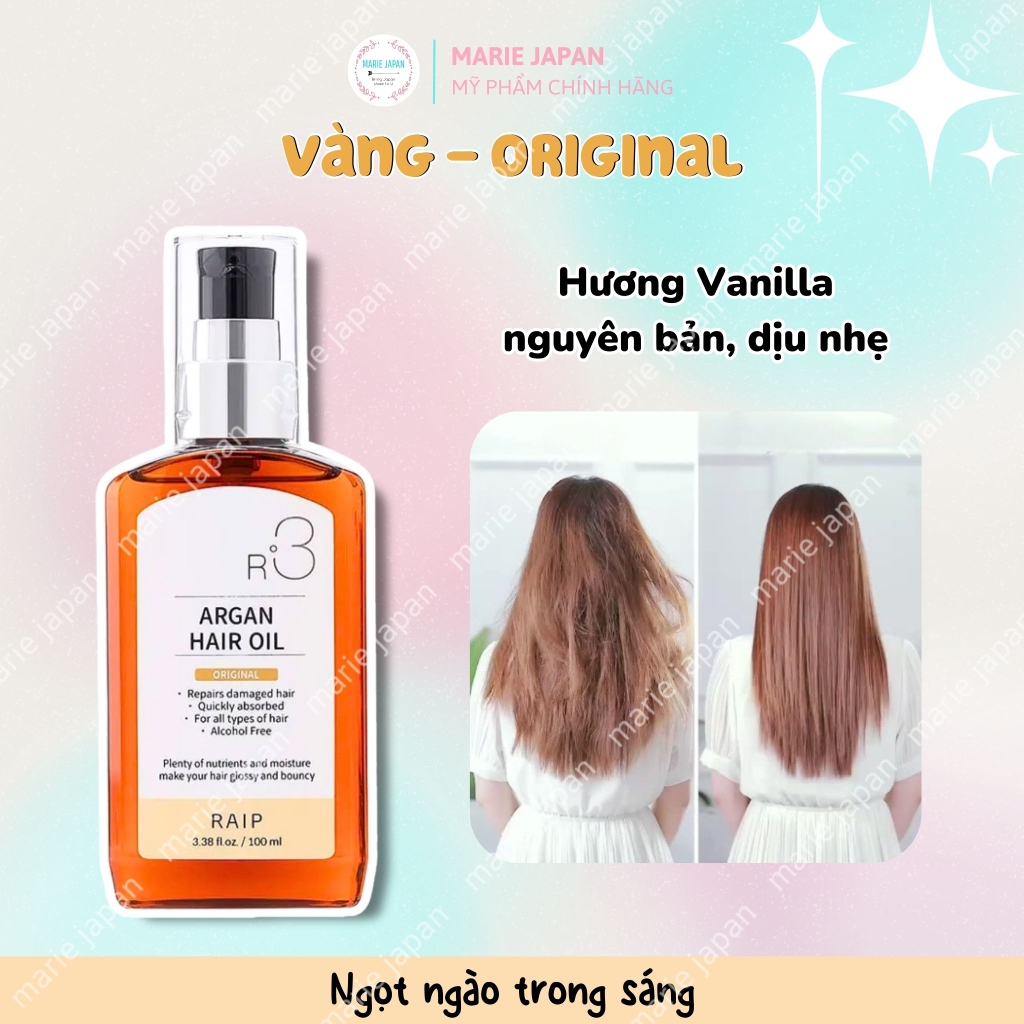Tinh Dầu Dưỡng Tóc Raip R3 Argan Hair Oil