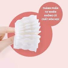 Bông Tẩy Trang NATURAL Cotton Pad 3 Lớp Bịch 222 Miếng